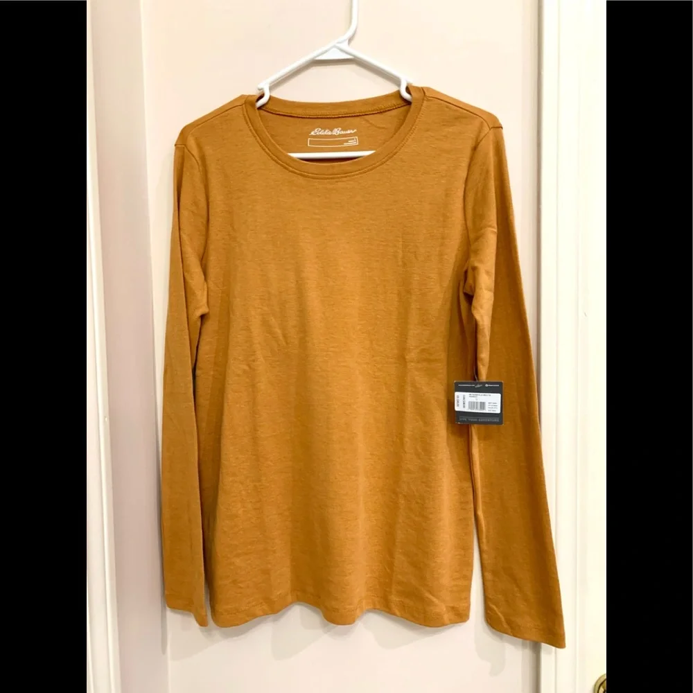 Eddie Bauer Ladies Favorite Crew Tee Shirt - Picture 2 of 8